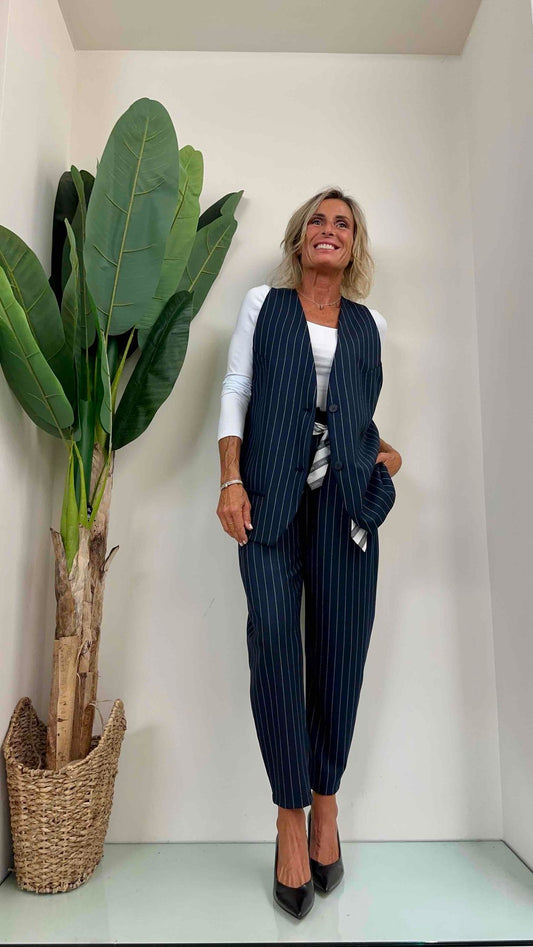 HAVEONE - LMA-K020 - GILET GESSATO LUNGO