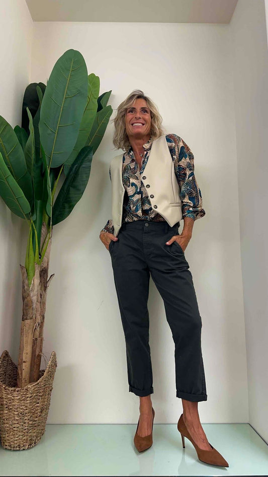 GIORGIA & JHONS - 60189FW23 - PANTALOCHE CHINO VITA BASSA