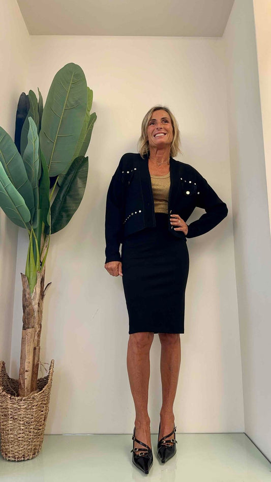 DAFNE - CH05590P29 - GARDIGAN SPECCHIETTI