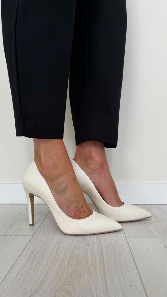 DIVINE FOLLIE - 270LIZP35 - DECOLLETEE SIMIL PELLE TACCO 10 CM