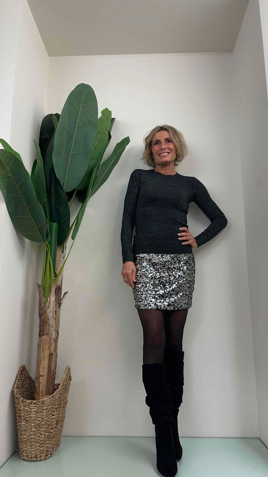 DAFNE - E152P14 - MAGLIA VISCOSA CON LUREX SOFT TOUCH