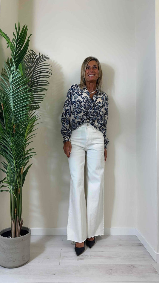 DAFNE - 22500015P - JEANS PALAZZO TAGLIO VIVO