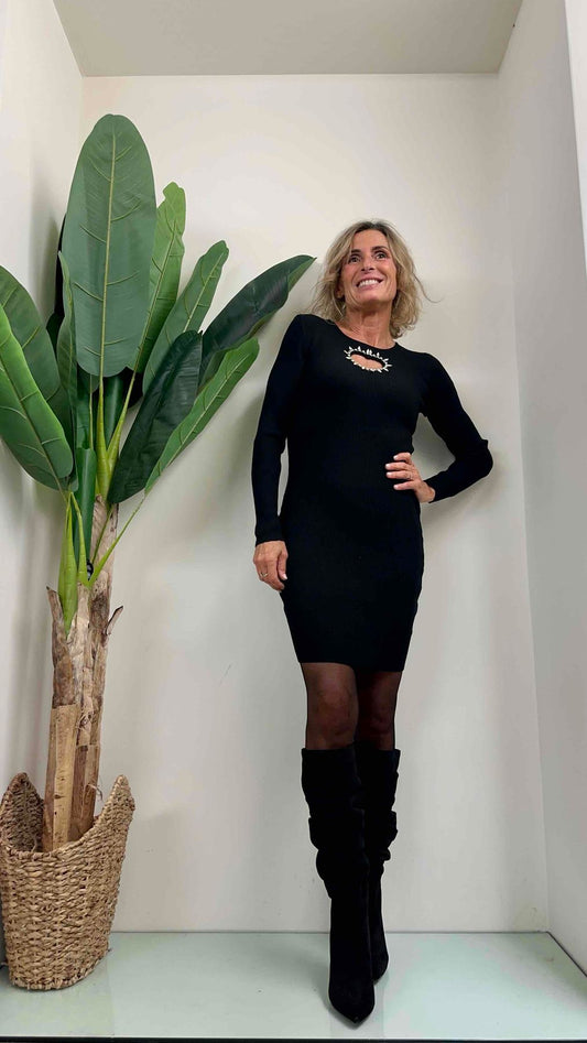 DAFNE - DA93272P29 - ABITO CUORE CRISTALLI