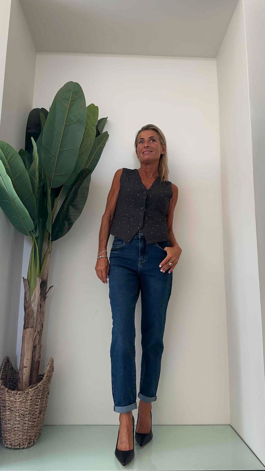 DAFNE - 9189P29 - JEANS GIRLFRIEND ELASTICIZZATO MORBIDO