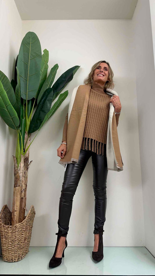 DAFNE - SCBICOP12 - SCIARPA VISCOSA BICOLOR