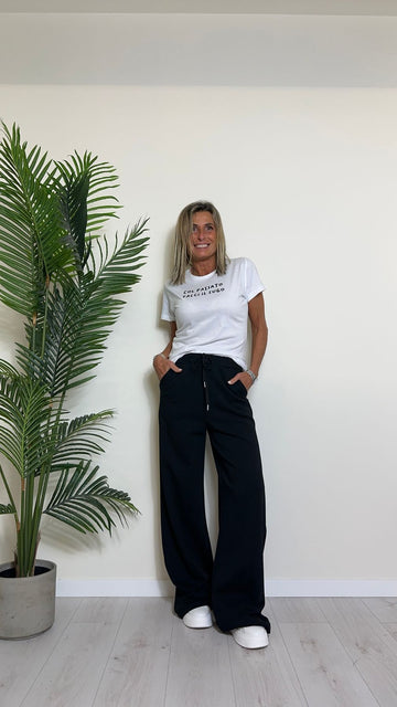 SUSYMIX - SIL24 - T-SHIRT SLIM COTONE "COL PASSATO FACCI IL SUGO"