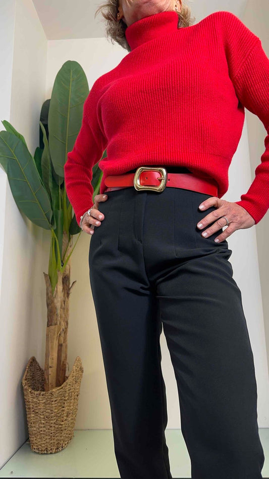 DAFNE - CT3349P8 - CINTURA ELASTICIZZATA FIBBIA RETTANGOLARE SMUSSATA