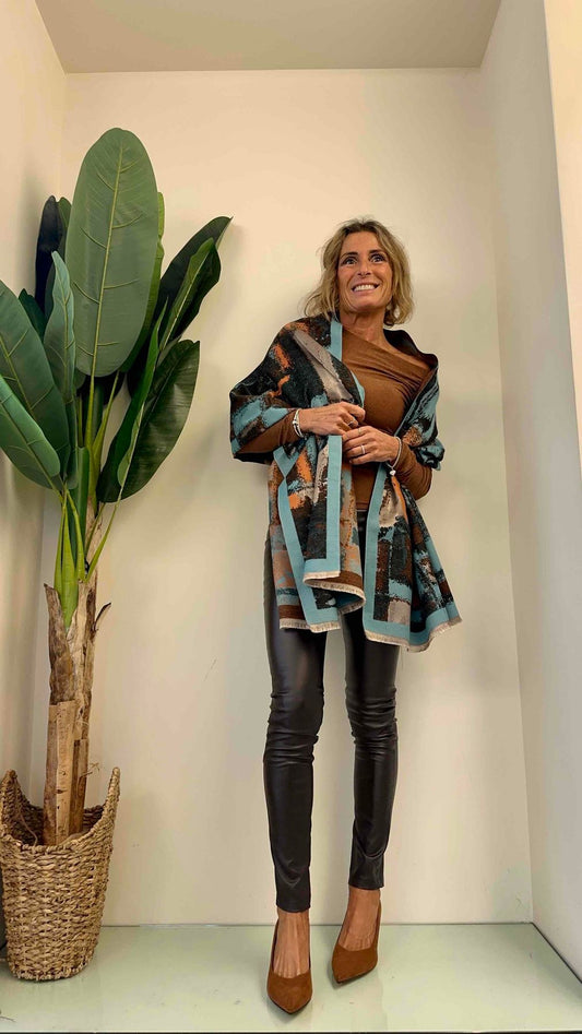 GIORGIA & JHONS - 96060FW23 - SCIARPA FANTASIACHECK