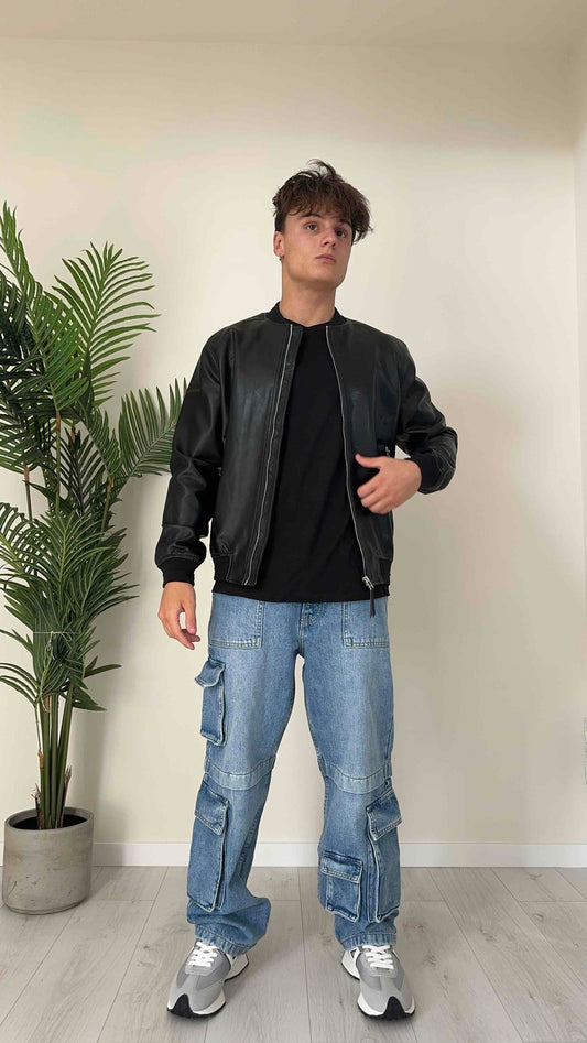 ALCOTT - GB3685UOAY14 - BOMBER ECO PELLE