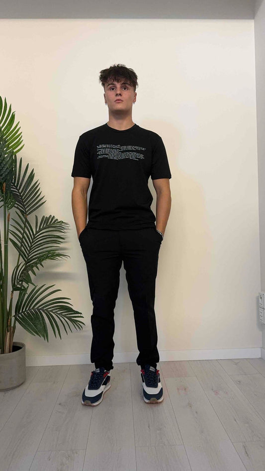KARL HOMME - MU055 - T-SHIRT COTONE STAMPA LETTERING