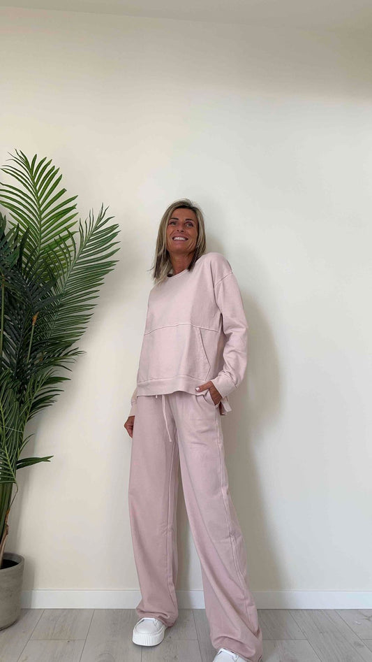 SUSYMIX - 2526 - FELPA PARICOLLO, GARZATA 100%COTONE  CON TASCA