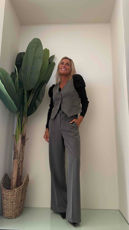 DAFNE - 20120P22 - GILET FITTATO