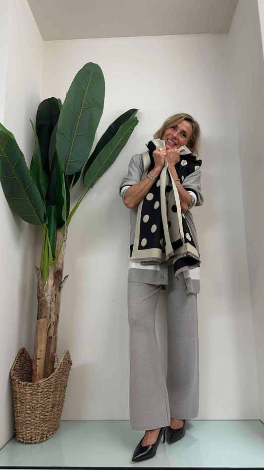 DAFNE - SCPOISP12 - SCIARPONA VISCOSA FANTASIA POIS