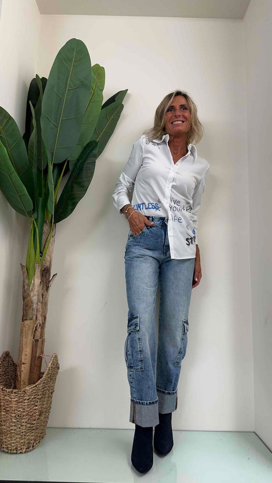 PLEASE - C06DWV6000 - CAMICIA COTONE SMACK