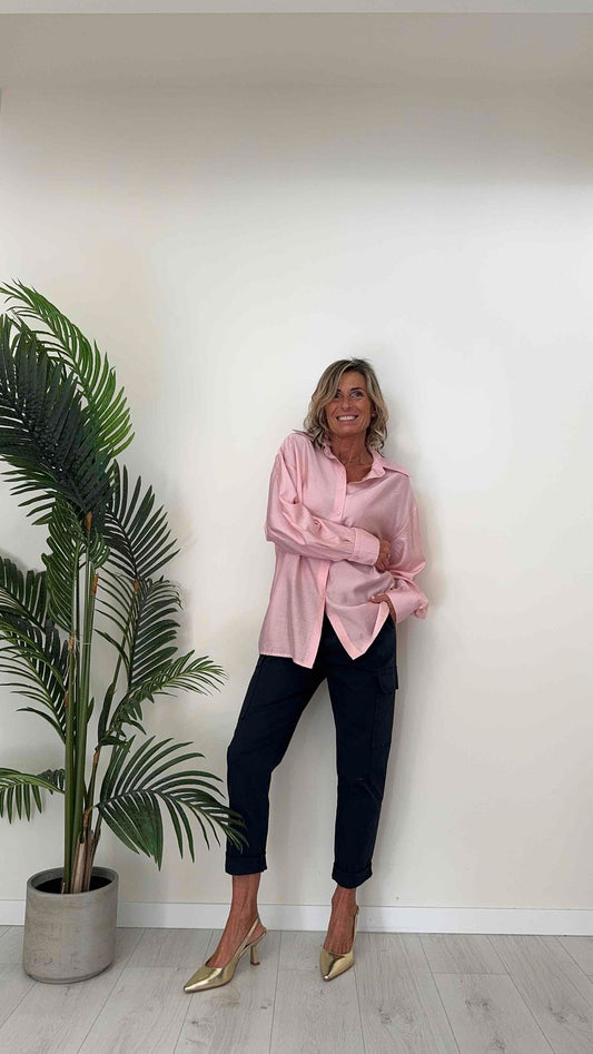 DAFNE - CHB7500P24 - CAMICIA VISCOSA/LYOCEL, FIT AMPIO