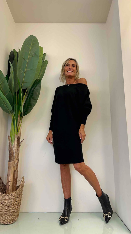 LALTERNATIVASTYLE - 2124P16 - ABITO MAGLIA VISCOSA FIT UOVO