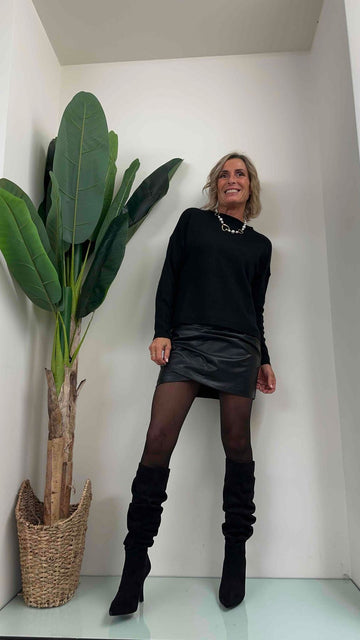 DAFNE - PD1000P25 - MAGLIA VISCOSA DOPPIATA ORLINO COLLO