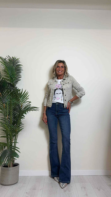 DAFNE - CHG5438P28 - JEANS FLARE BASIC STRETCH