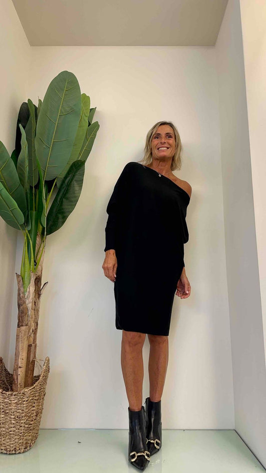 LALTERNATIVASTYLE - 2124P16 - ABITO MAGLIA VISCOSA FIT UOVO
