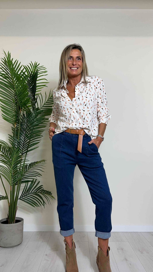 SUSYMIX - 23601CH - CAMICIA FLUIDA STAMPA CHIRARRE