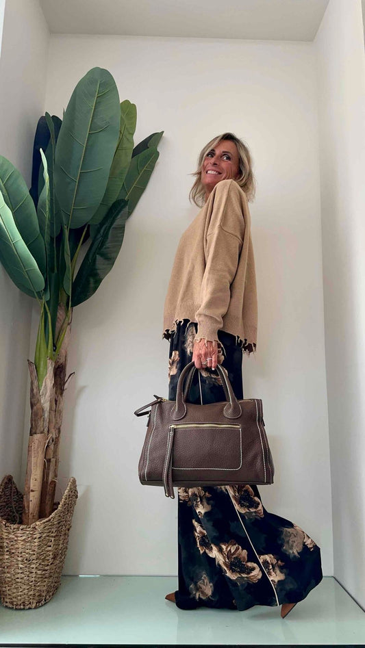 ANTONELLO SERIO - 32A72015 - BAULETTO CON ZIP FRONTALE
