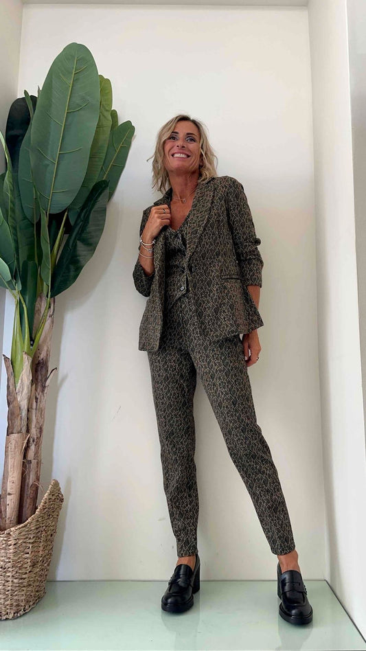 DAFNE - 76293P39 - GIACCA FANTASIA POLIVISCOSA STRETCH