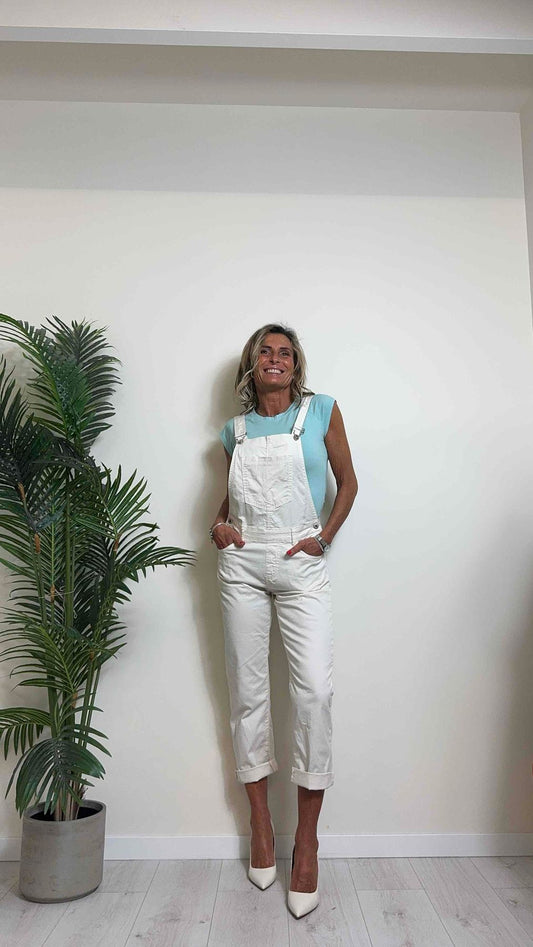 DAFNE - 822109P33 - SALOPETTE COTONE TINTO CAPO