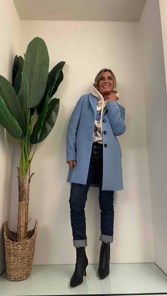PLEASE - K493ONATAS - CAPPOTTO MONOPETTO SFIANCATO