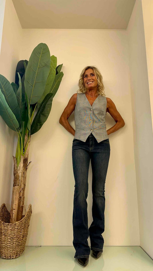 VICOLO - TR0798 - GILET GALLES 3 BOTTONII