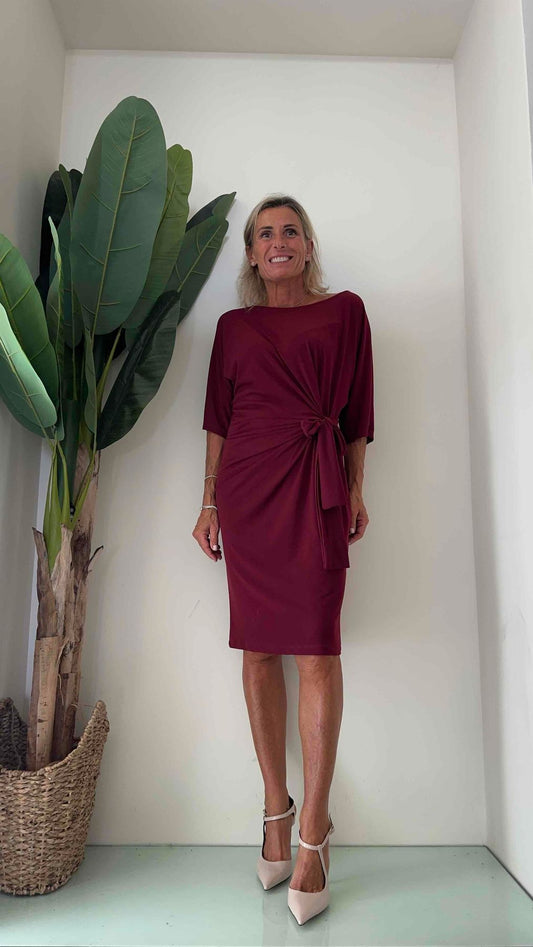 GIORGIA & JHONS - 60258FW23 - ABITO DRAPPEGGIO LATERALE REGOLABILE