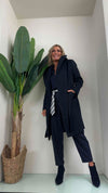 GIORGIA & JHONS - 60312FW23 - CAPPOTTO CON CAPPUCCIO E CINTURA