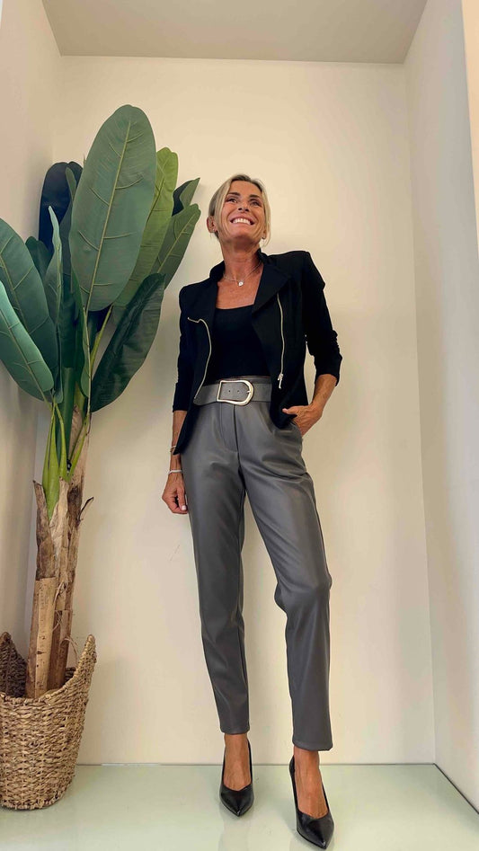 DAFNE - CT3533P9 - CINTURA ELASTICA CAMOSCIO