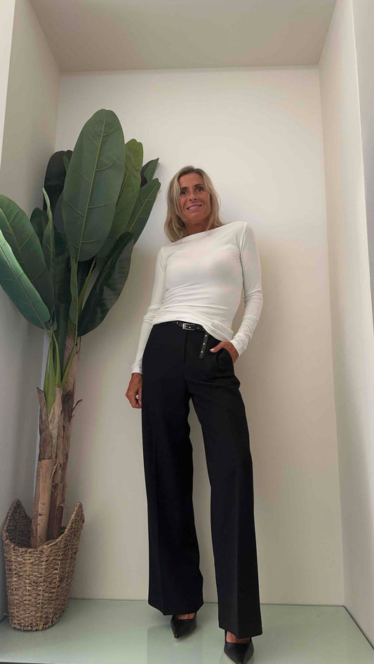 DAFNE - MABA01P16 - MAGLIA VISCOSA SCOLLO BARCHETTA