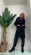 GIORGIA & JHONS - 60312FW23 - CAPPOTTO CON CAPPUCCIO E CINTURA