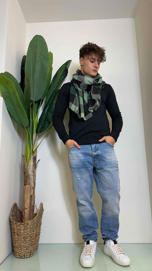 IMPERIAL - P750202326FW - JEANS CARROT ABRASIONI