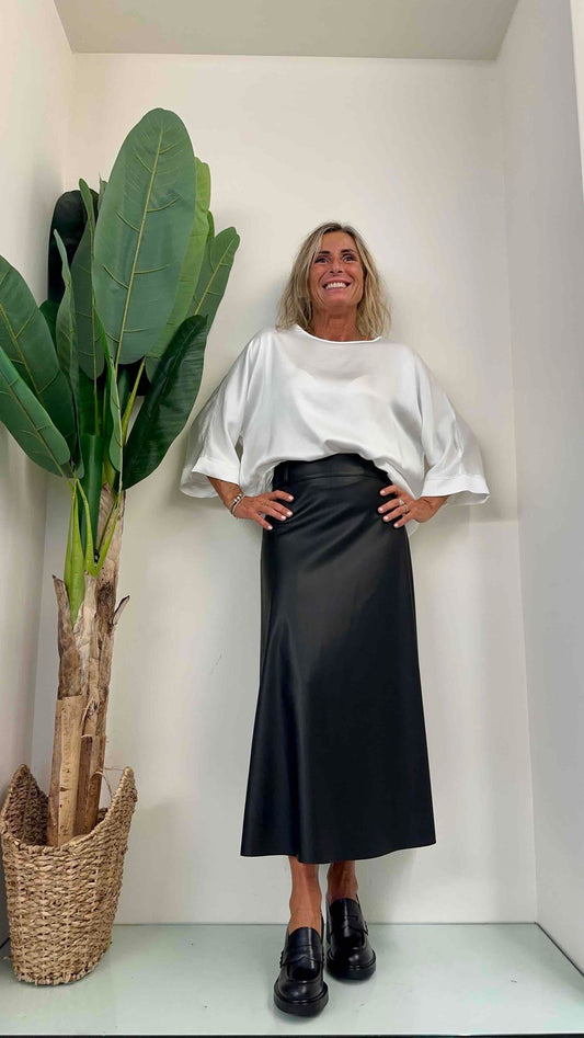 F3 - C2984540 - BLUSA VISCOSA AMPIA  MANICA 7/8