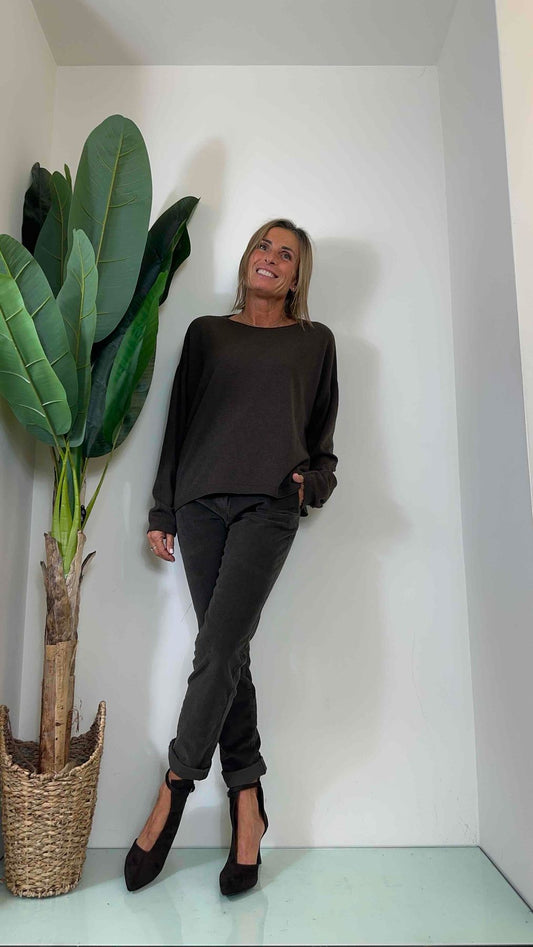 DAFNE - 814216P28 - PANTALONE VELLUTO MILLERIGHE GIRL FRIEND