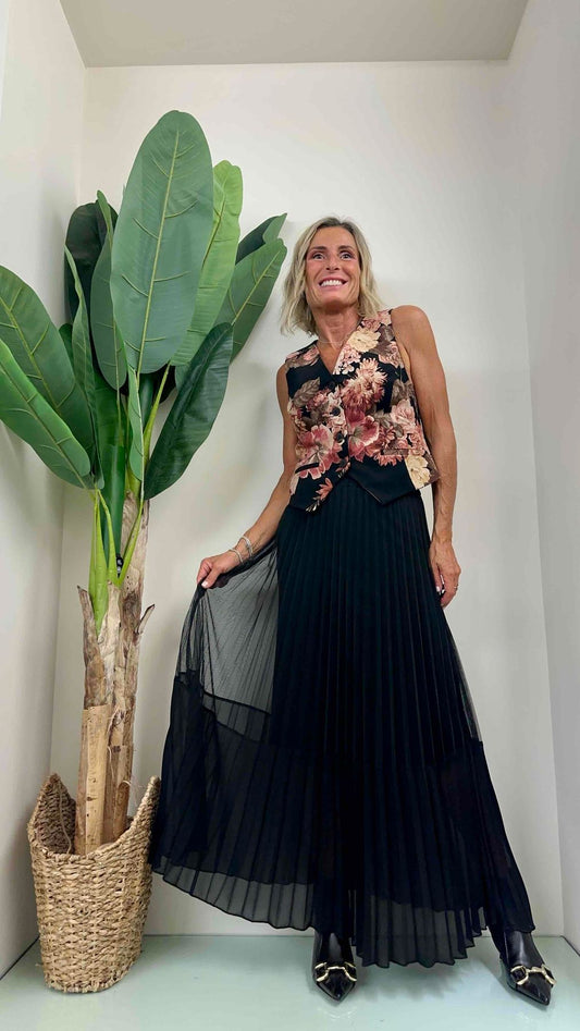 GIORGIA & JHONS - 60278FW23 - GONNA TULLE PLISSEE'