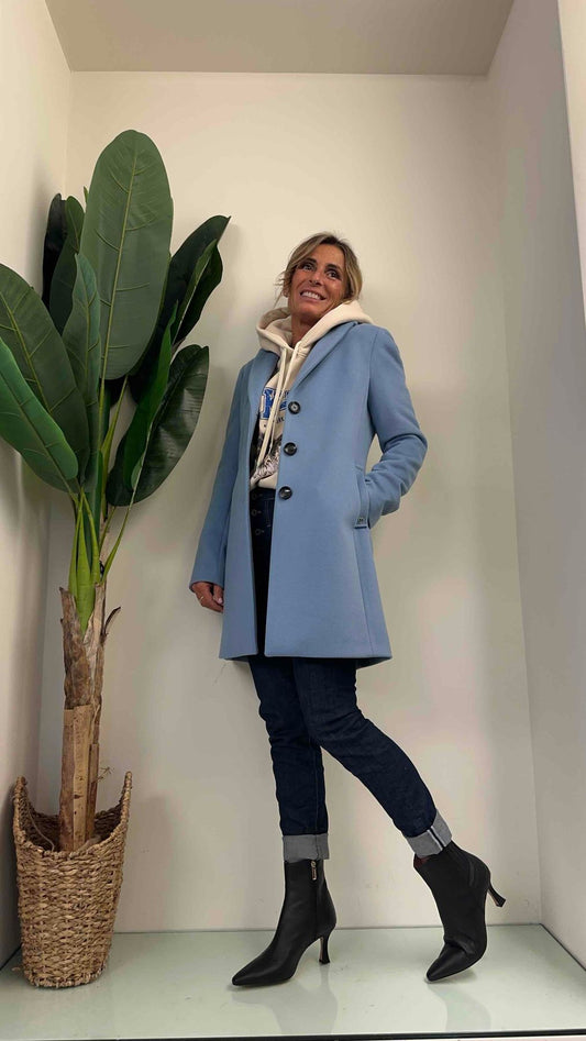 PLEASE - K493ONATAS - CAPPOTTO MONOPETTO SFIANCATO