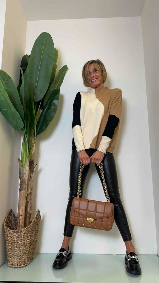 LALTERNATIVASTYLE - 9986 - BORSA PELLE MATELASSEE CON TRACOLLA CATENA