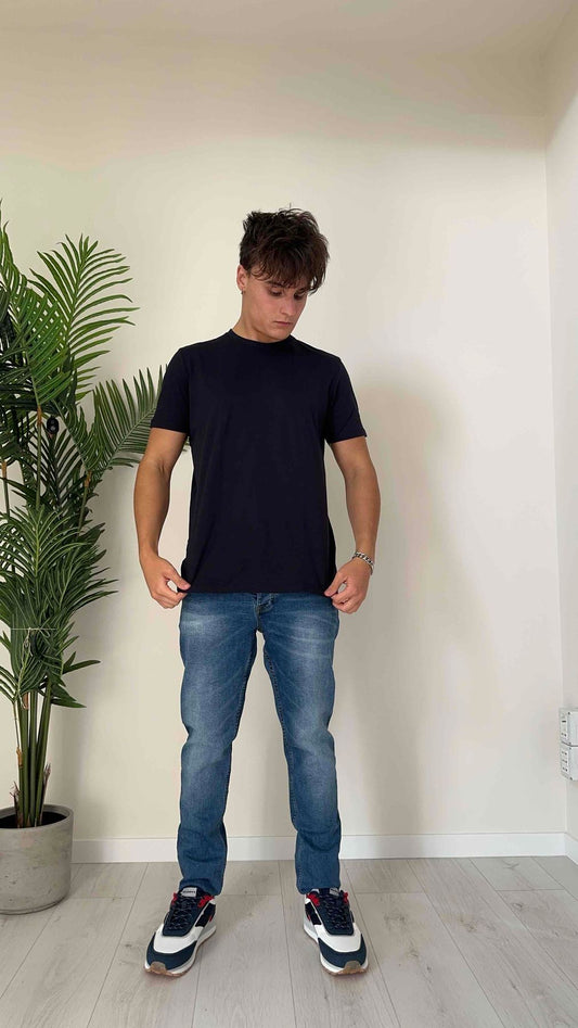 ALCOTT - TS4233UOAY14 - T-SHIRT PARICOLLO 100% COTONE ESSENTIAL