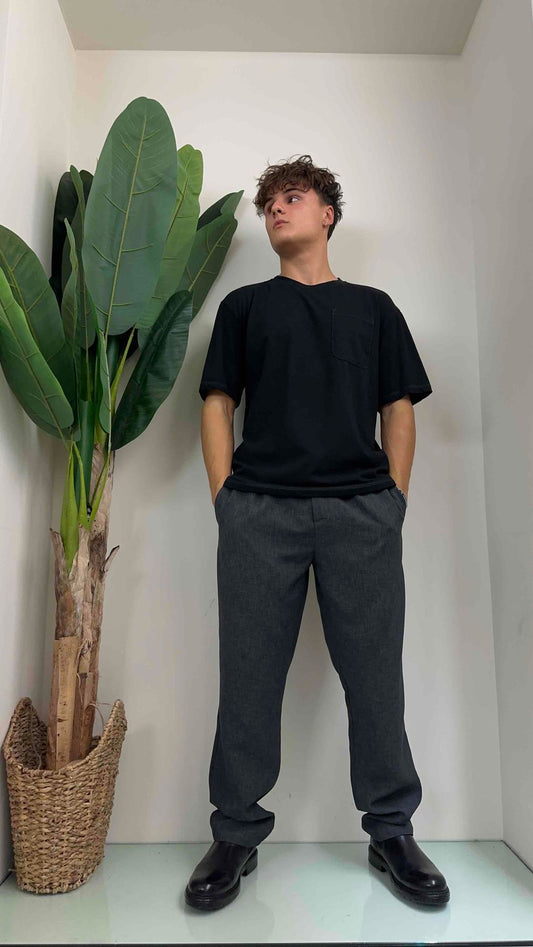 IMPERIAL - TQ95GDTL - T-SHIRT COTONE CON TASCHINO