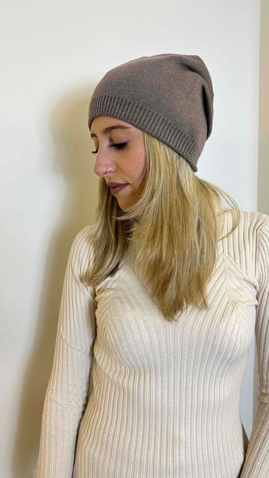 DAFNE - CUCAVIP12 - CUFFIA CACHEMIRE E VISCOSA CON RIPRESA