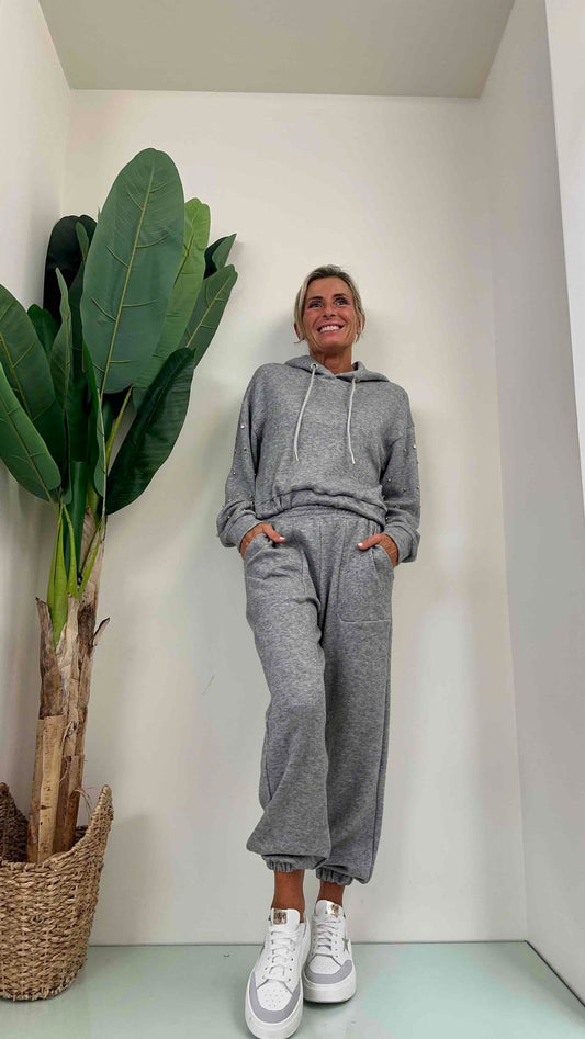 F3 - P2981443 - PANTALONE JOGGER JERSEY VISCOSA