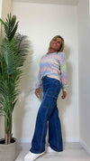 DAFNE - 27118P23 - MAGLIA/PULL 100% COTONE TRECCE MULTICOLOR
