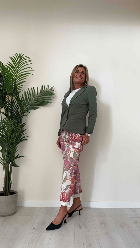 DAFNE - 5747219P26 - GIACCA SLIM, FELPA GARZATA CON TOPPE E INSERTI