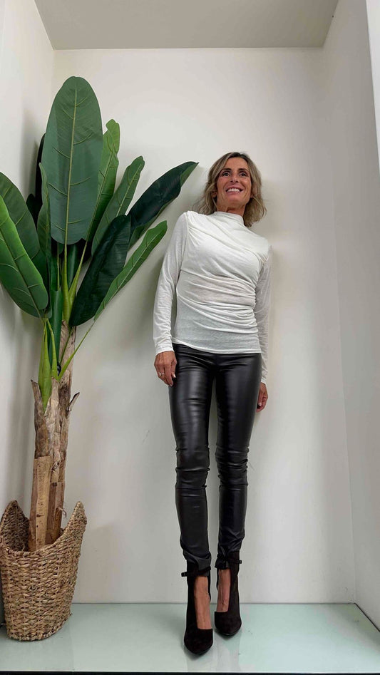 DAFNE - 100715P16 - MAGLIA VISCOSA CACHEMIRE DRAPPEGGIO