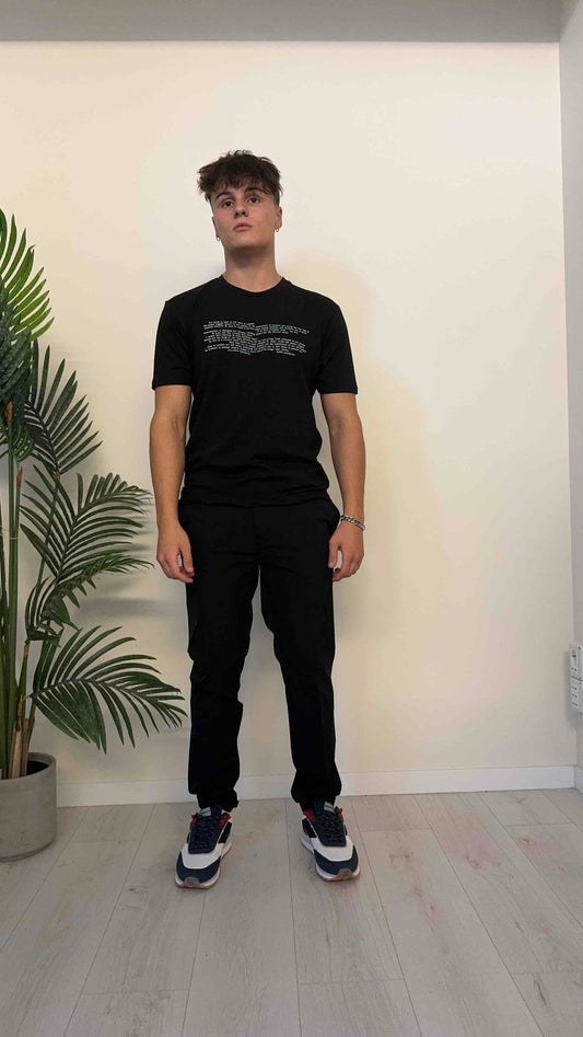 KARL HOMME - MU055 - T-SHIRT COTONE STAMPA LETTERING