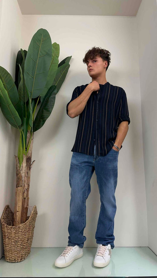 IMPERIAL - CYZ5GQK - CAMICIA VISCOSA RIGHE