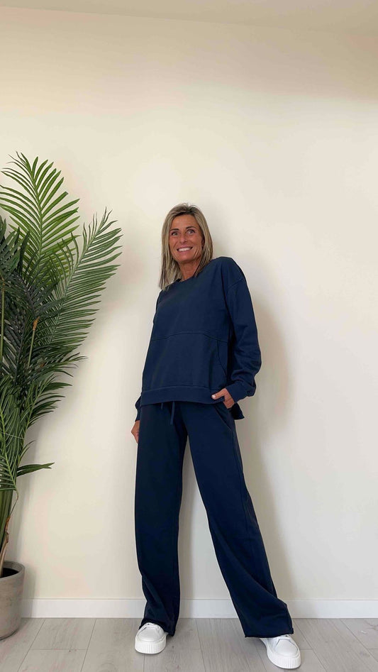 SUSYMIX - 2524 - PANTA JOGGER CON COULISSE E GAMBA DRITTA